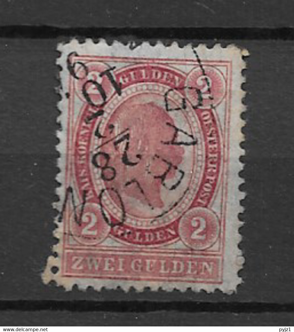 1890 USED österreich, Mi 62, Gestempeld - Usati