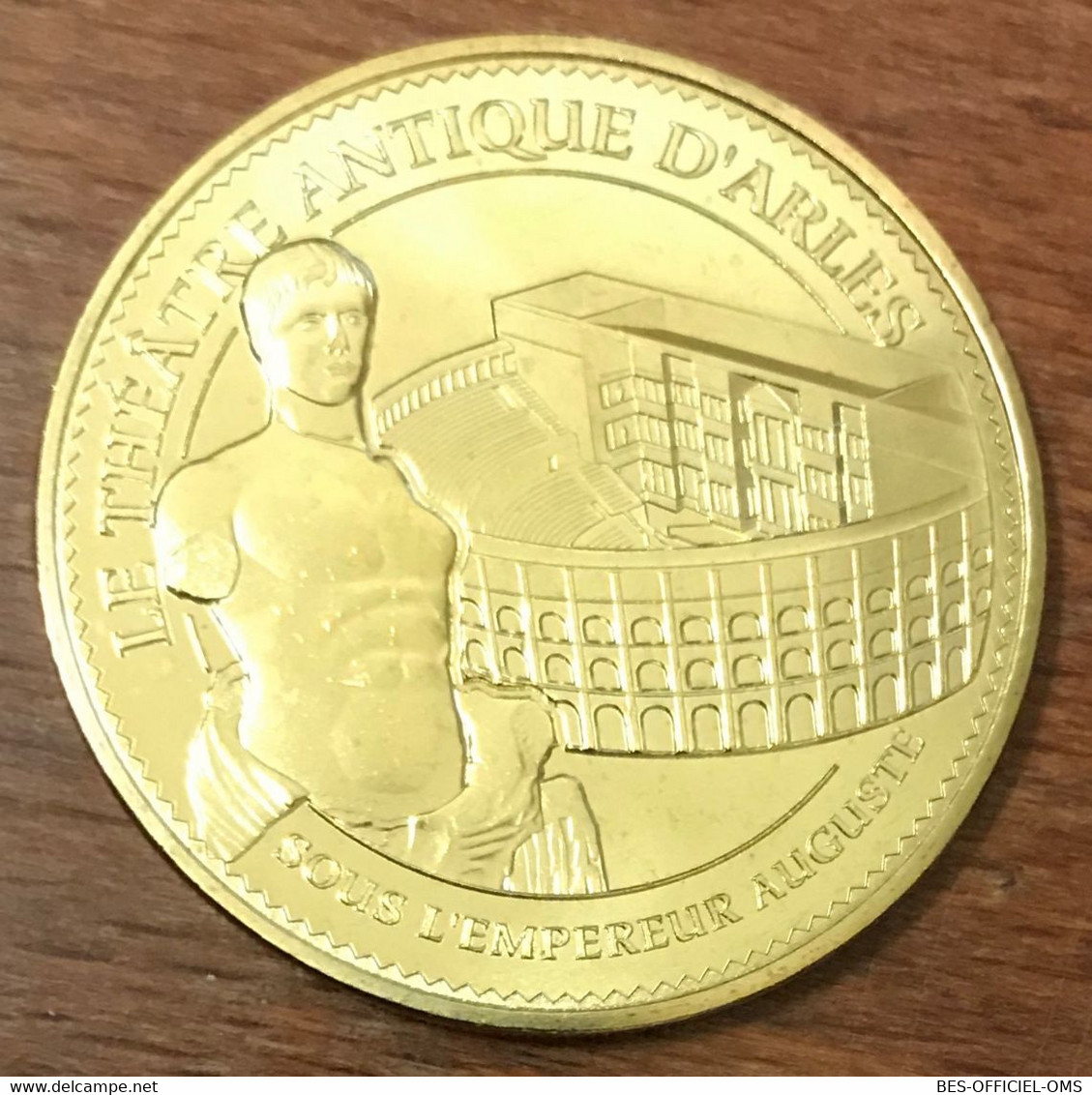 13 ARLES THÉATRE ANTIQUE EMPEREUR AUGUSTE MEDAILLE SOUVENIR MONNAIE DE PARIS 2015 JETON TOURISTIQUE MEDALS COINS TOKENS - 2015