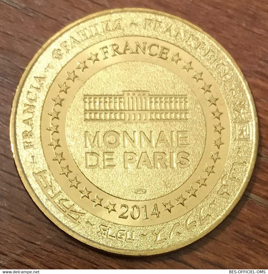 13 AUBAGNE ZODIAQUE TAUREAU MDP 2014 MEDAILLE SOUVENIR MONNAIE DE PARIS JETON TOURISTIQUE MEDALS COINS TOKENS - 2014