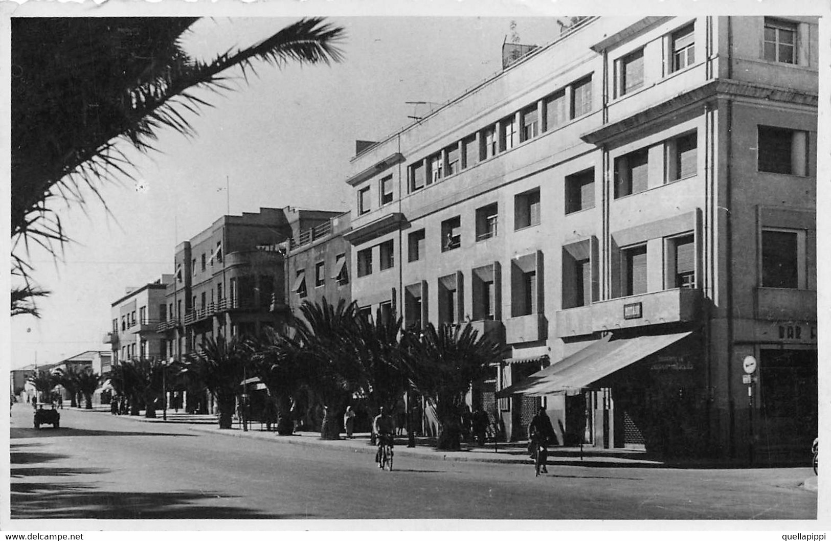 M011576 " ASMARA-CORSO ITALIA " ANIMATA-VERA FOTO CART  SPED - Erythrée