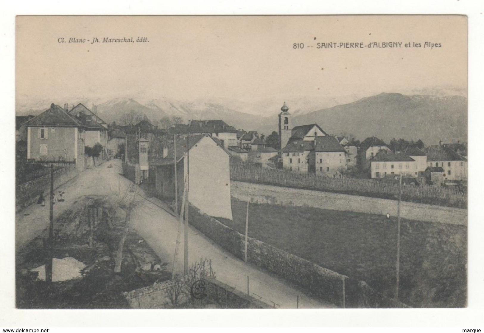 Cpa N° 810 SAINT PIERRE D ' ALBIGNY Et Les Alpes - Saint Pierre D'Albigny