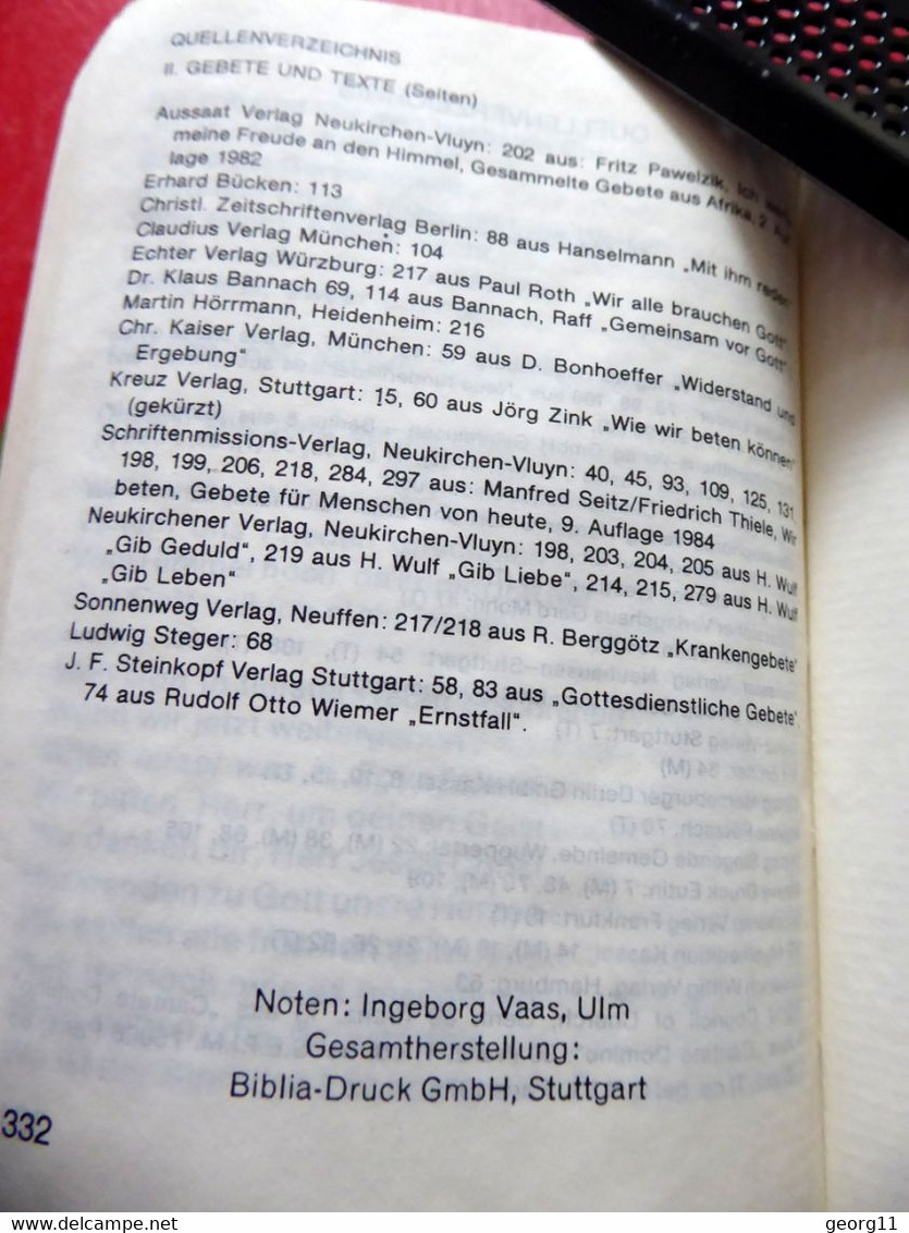 Evangelisches Gesang- Und Gebetbuch Für Soldaten In Der Bundeswehr - Christendom