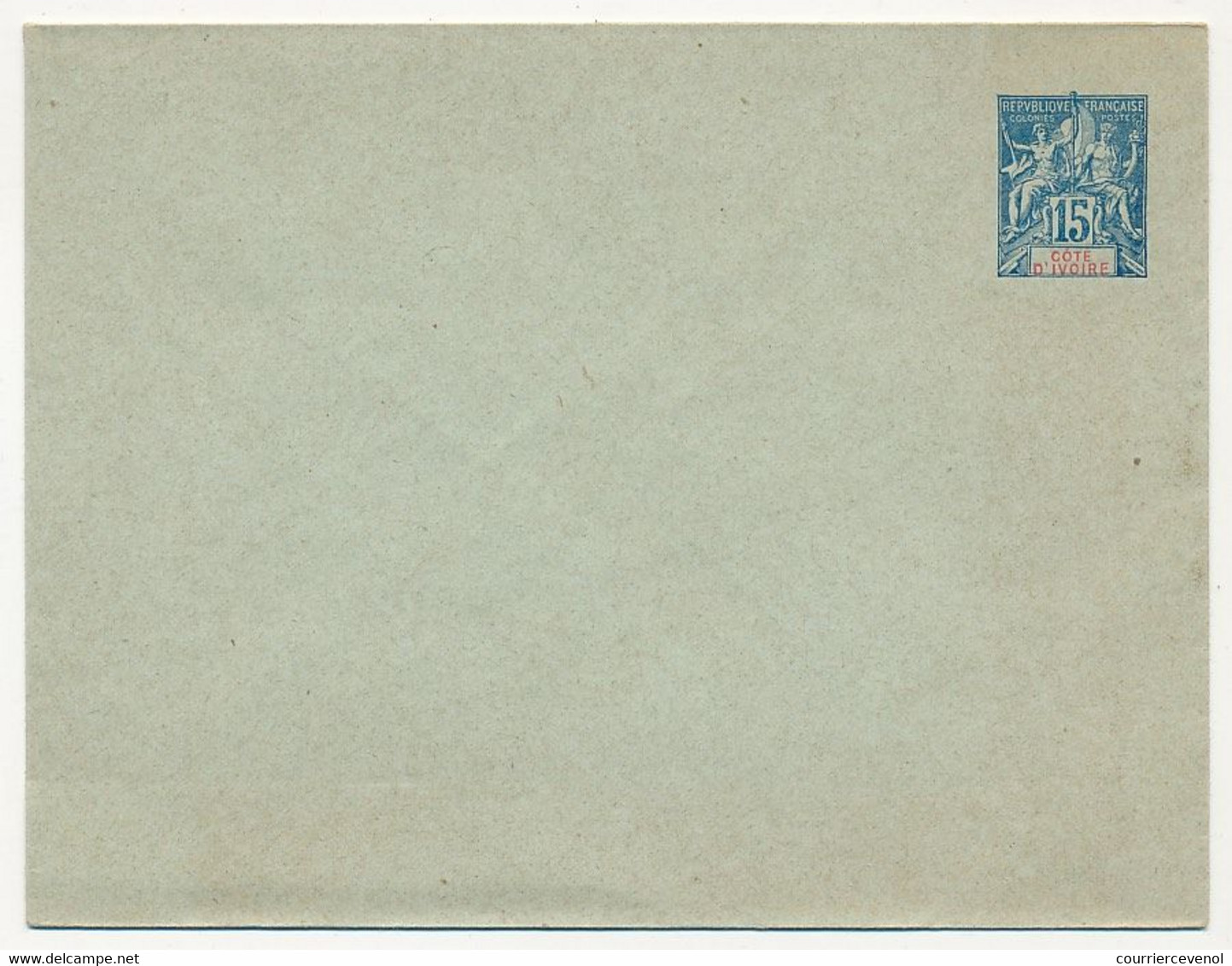COTE D'IVOIRE - Entier Postal (enveloppe) 15c Groupe Allégorique - EN 4 - 147 X 110 Mm - Neufs