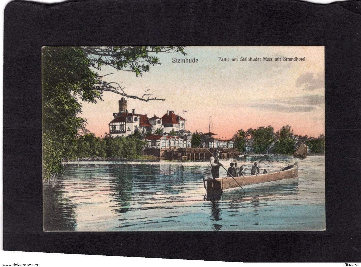 96884      Germania,    Steinhude,  Partie Am Steinhuder Meer  Mit Strandhotel,  VG  1907 - Steinhude