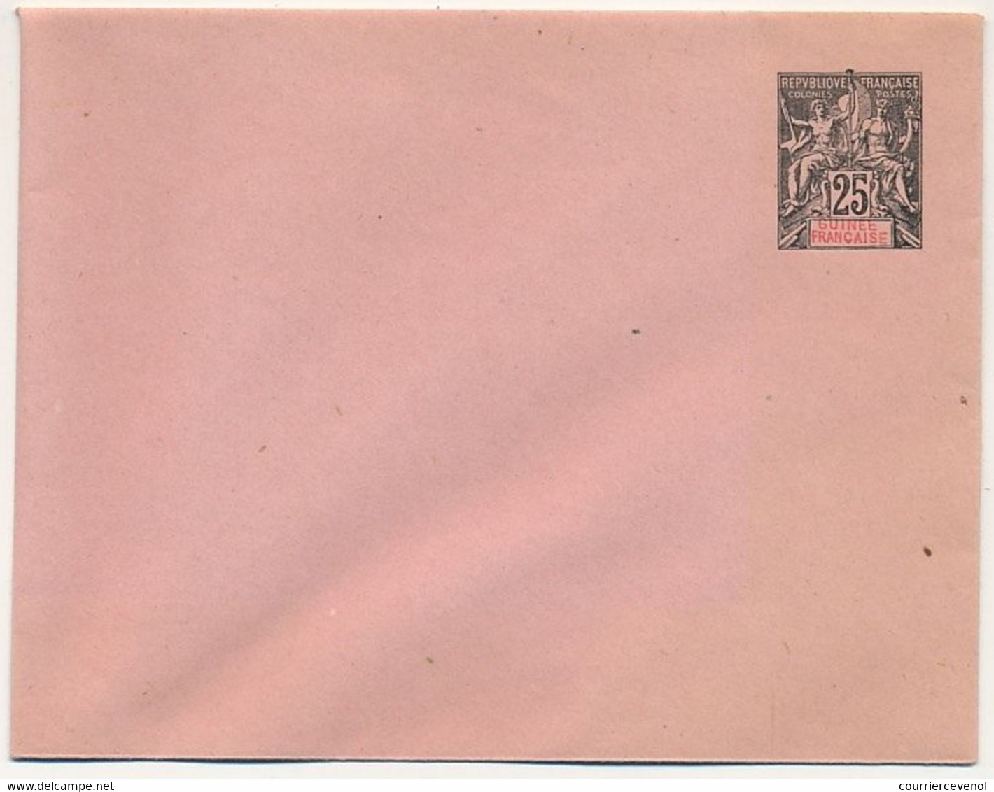 GUINEE FRANÇAISE - Entier Postal (Enveloppe) 25 C - EN 6 - 123 X 96 Mm - Storia Postale