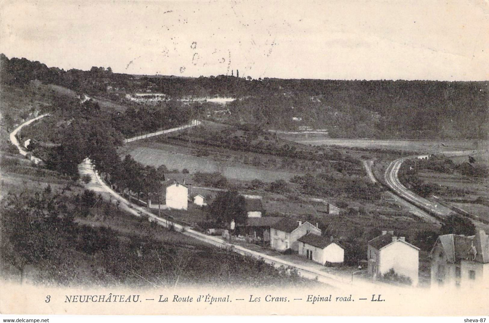 88 - Neufchâteau - La Route D'Epinal - Les Crans - Neufchateau