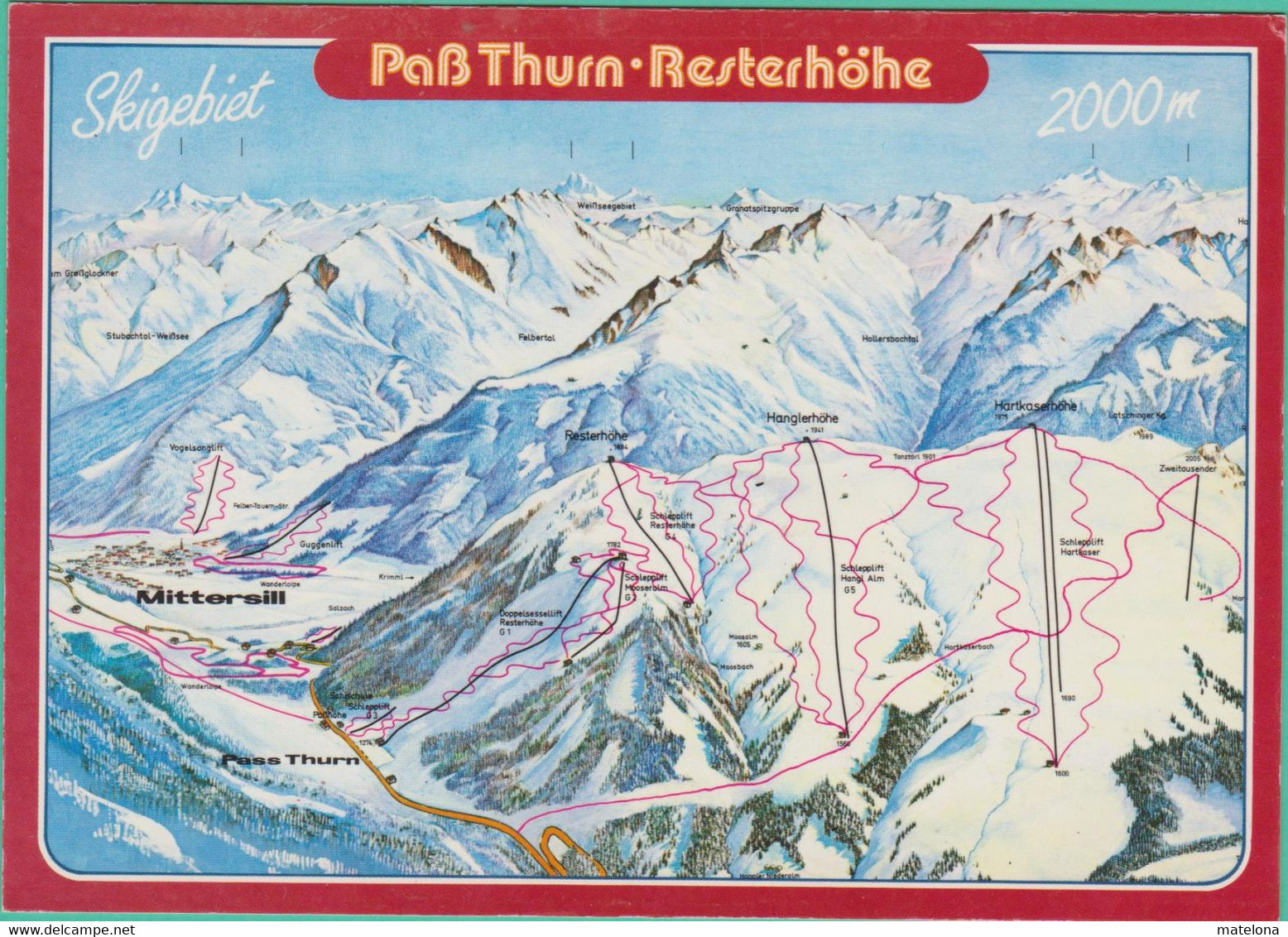 AUTRICHE SALZBURG SKIGEBIET RESTERHÖHE PASS THURN ... - Mittersill