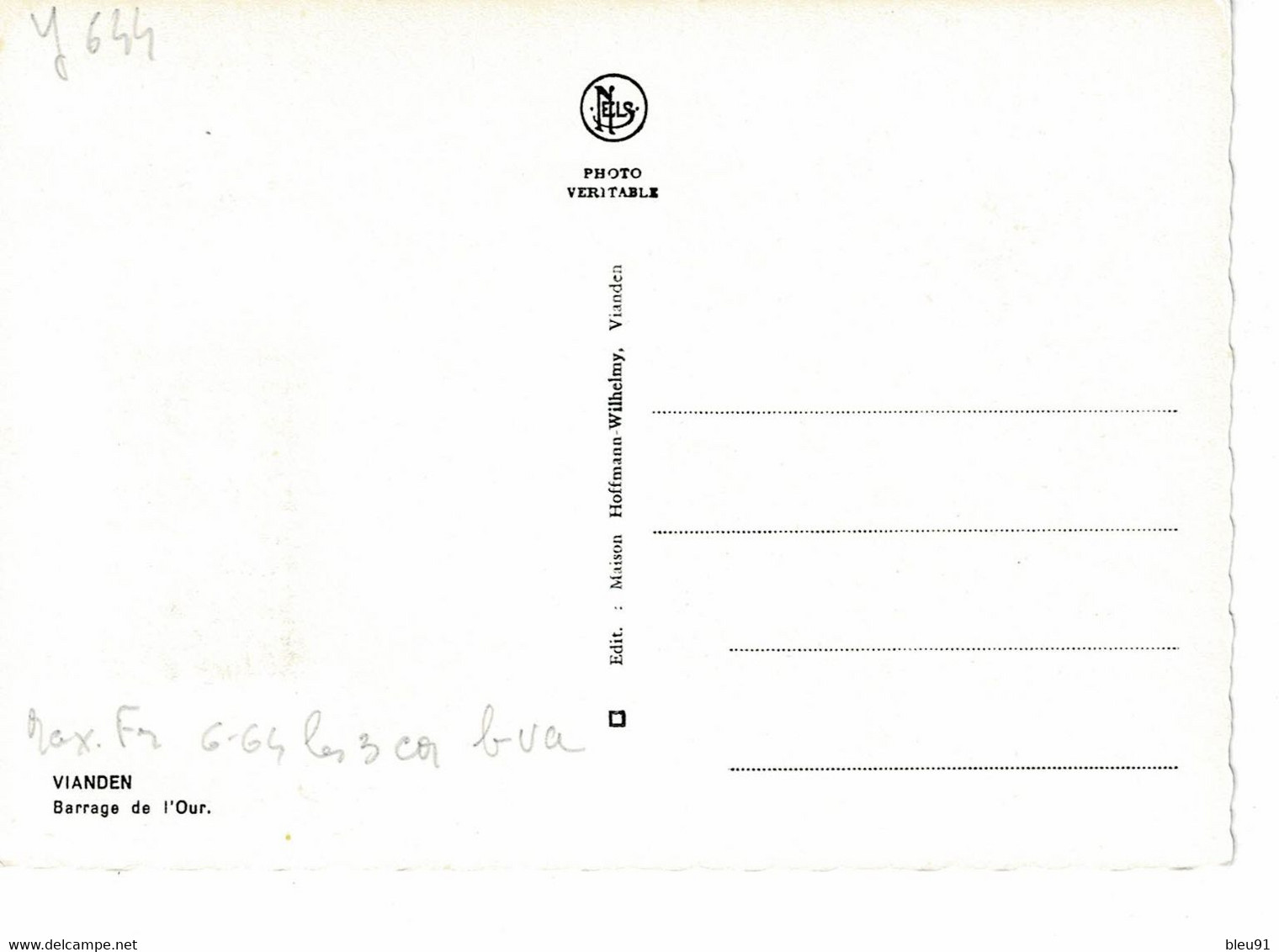 CARTE MAXIMUM  LUXEMBOURG 1964 CENTRALE DE VIANDEN - Tarjetas Máxima