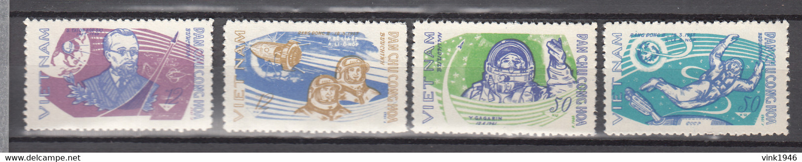 Vietnam 1965,4V In Set,space,aerospace,ruimtevaart,luft Und Raumfahrt,de L'aérospatiale,MNH/Postfris(A3901) - América Del Norte