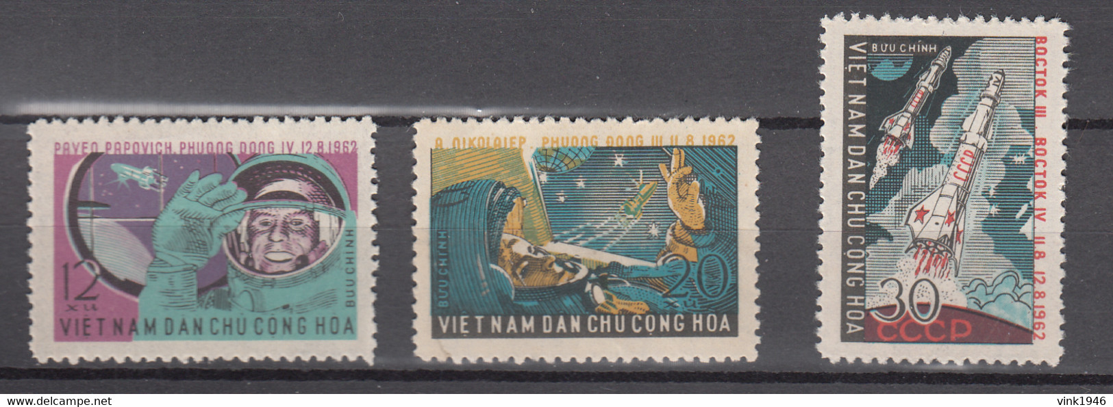 Vietnam 1962,3V In Set,space,aerospace,ruimtevaart,luft Und Raumfahrt,de L'aérospatiale,MNH/Postfris(A3903) - Amérique Du Nord