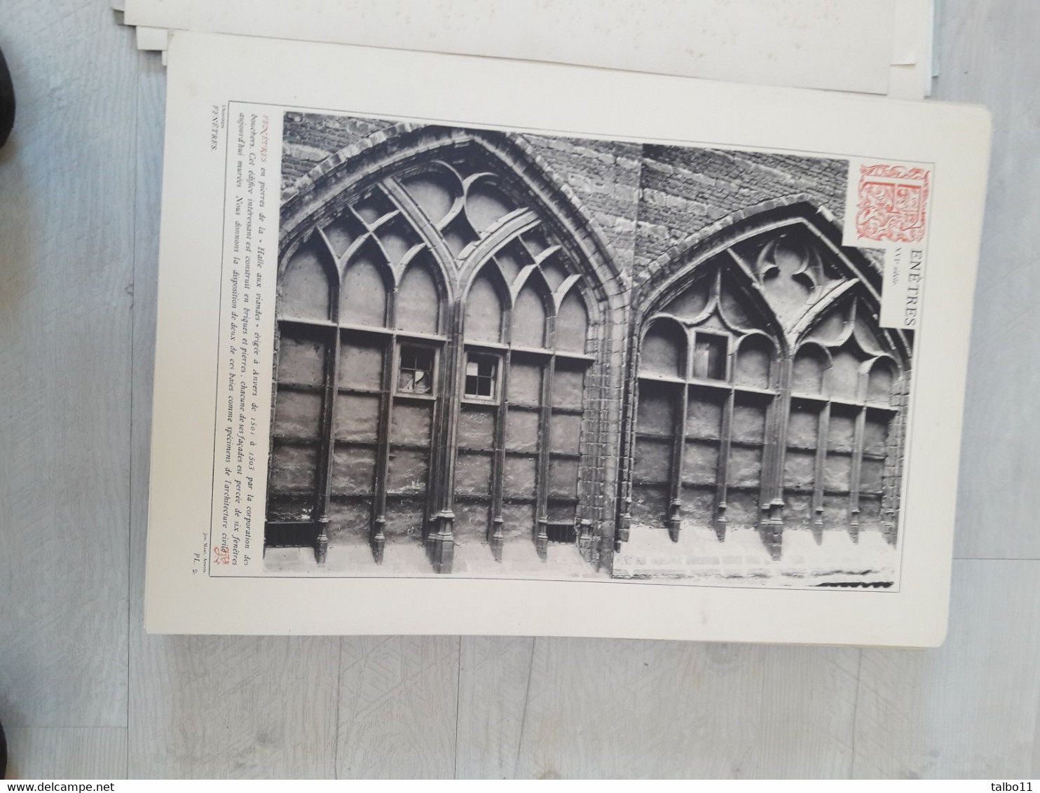Vestiges de notre Art National - Société centrale d'architecture de Belgique - 1884  Van Ysendyck - Lot de 138 planches