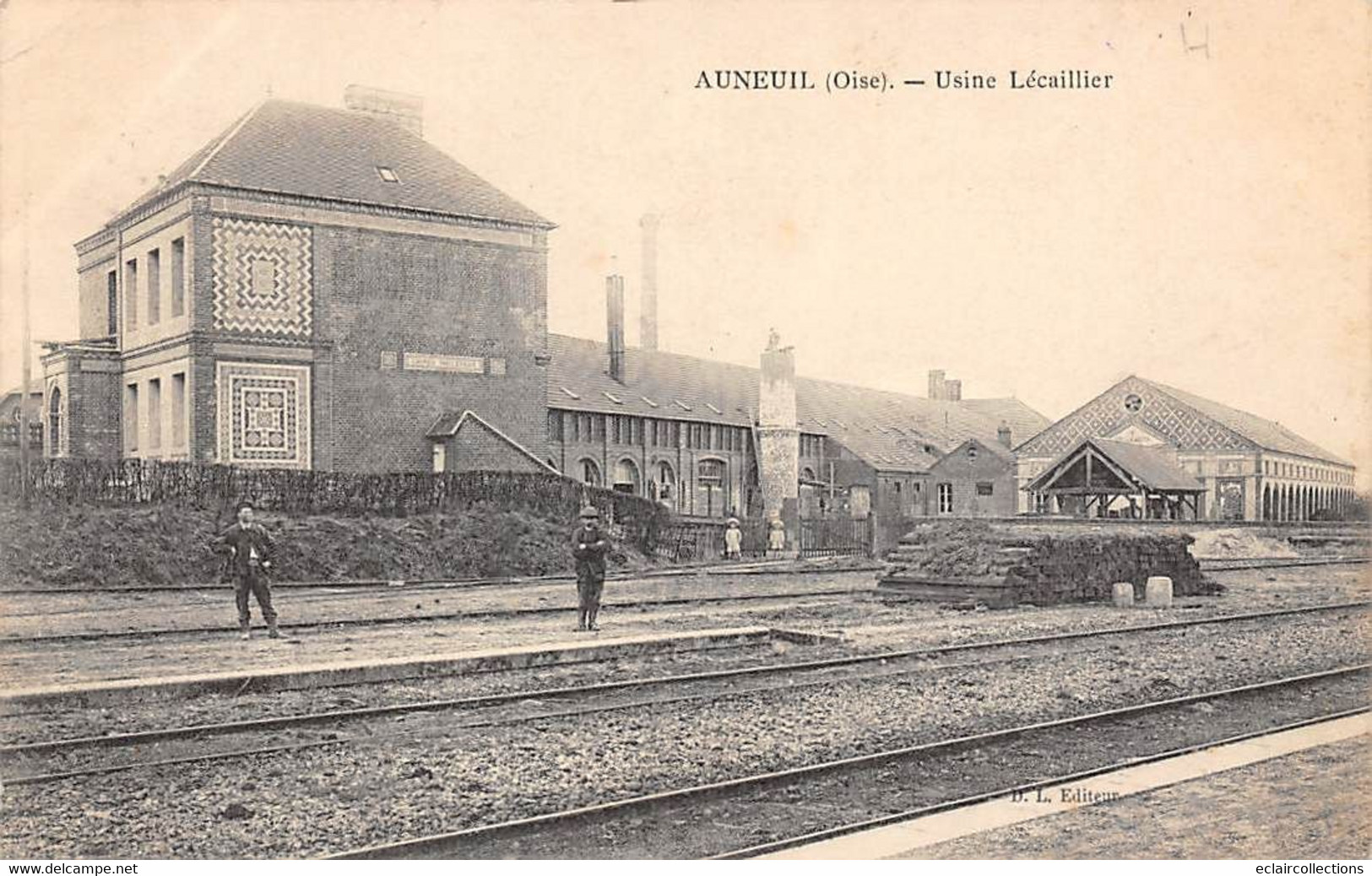 Auneuil          60       Usine  Lécaillier. Côté Voie Ferrée       (voir Scan) - Auneuil