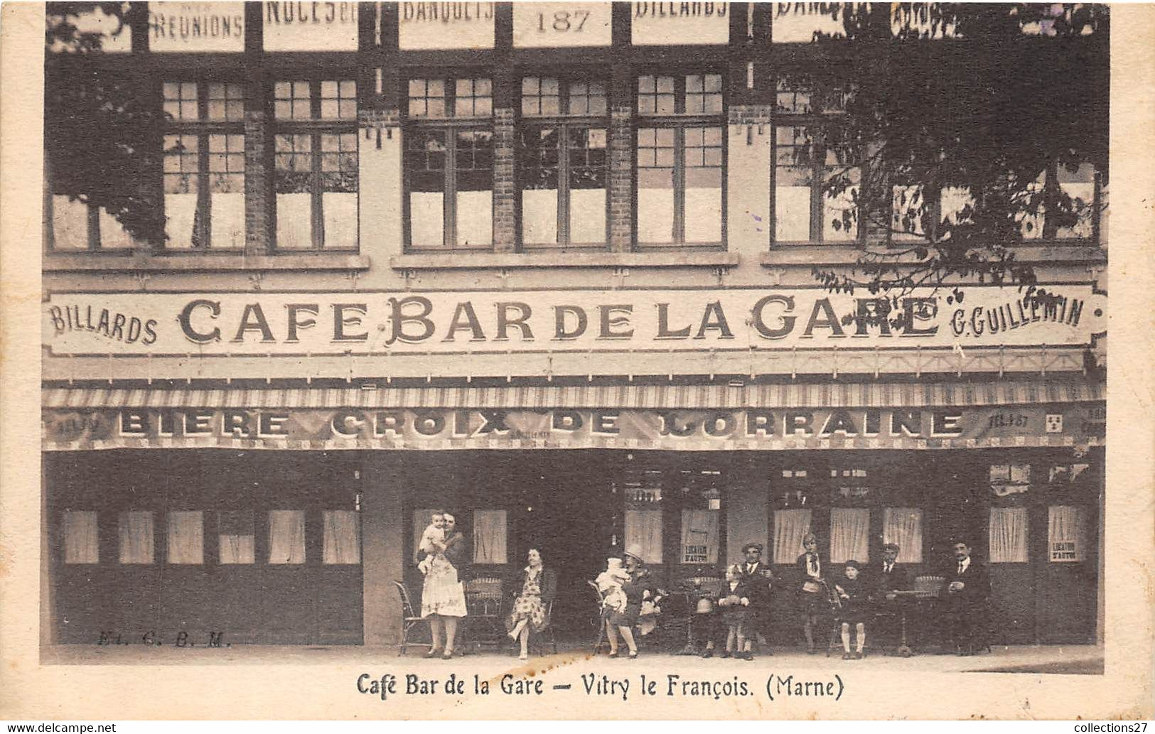 51-VITRY-LE-FRANCOIS- CAFE BAR DE LA GARE - Vitry-le-François