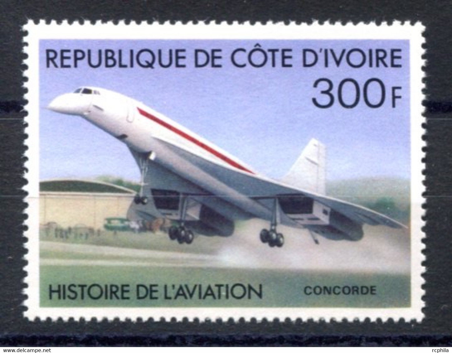 RC 18991 COTE D'IVOIRE COTE 5€ N° 428 AVION CONCORDE NEUF ** - Côte D'Ivoire (1960-...)