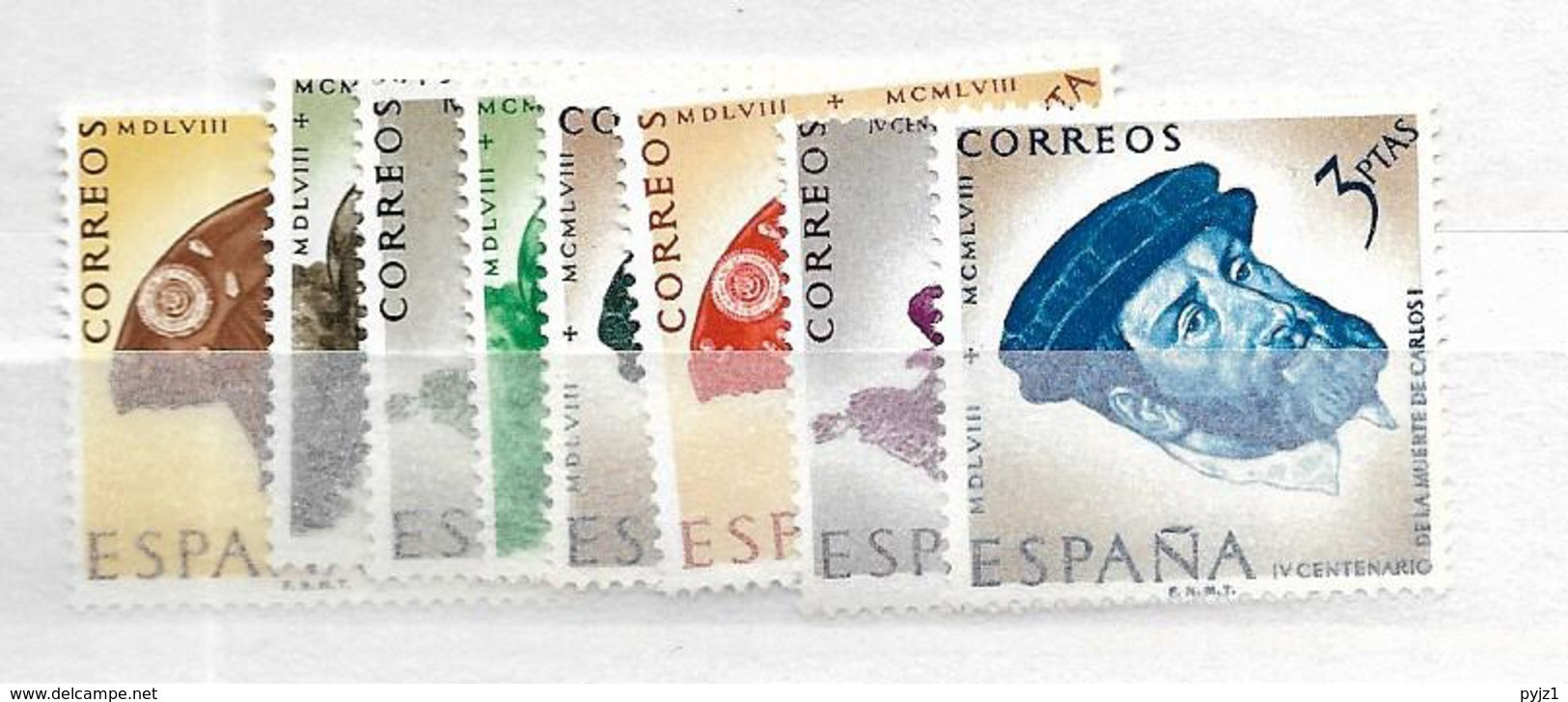 1958 MNH Spain, Postfris** - Ongebruikt