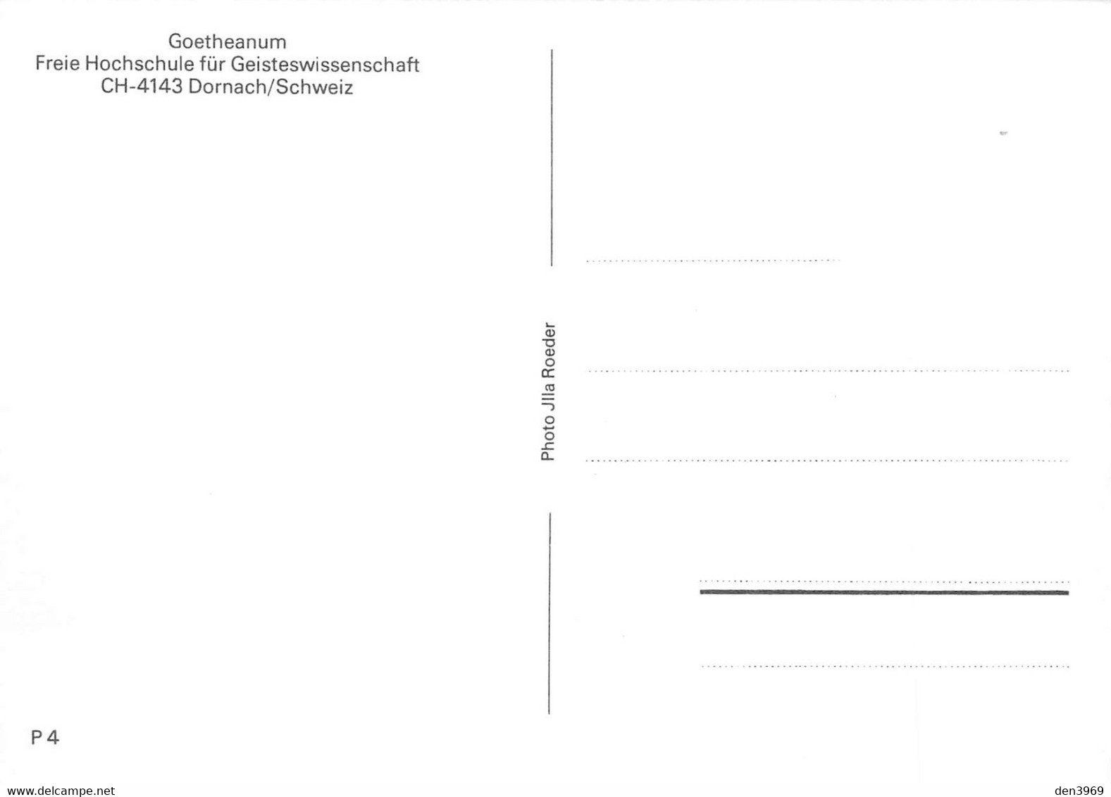 Suisse - Canton De Soleure - DORNACH/Schweiz - Goetheanum - Freie Hochschule Für Geisteswissenschaft - Photo Jlla Roeder - Dornach