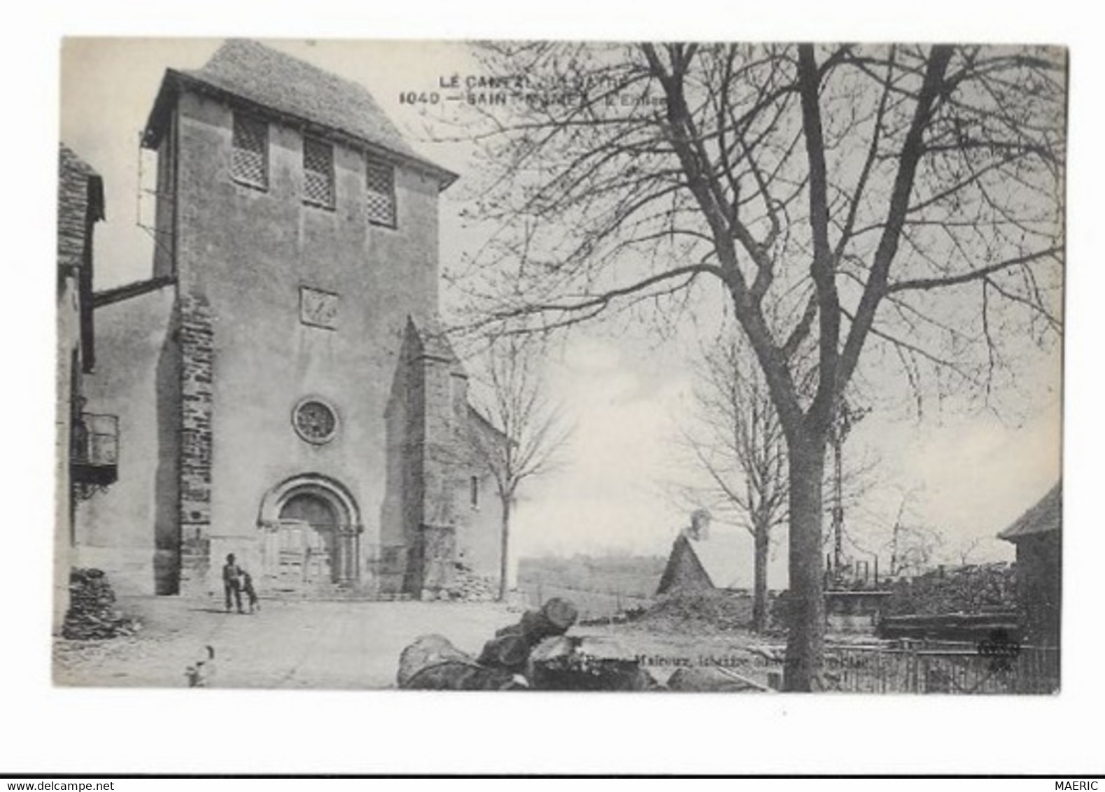 Cpa Le Cantal Illustré -Saint Mamet L'Eglise - Saint-Mamet-la-Salvetat