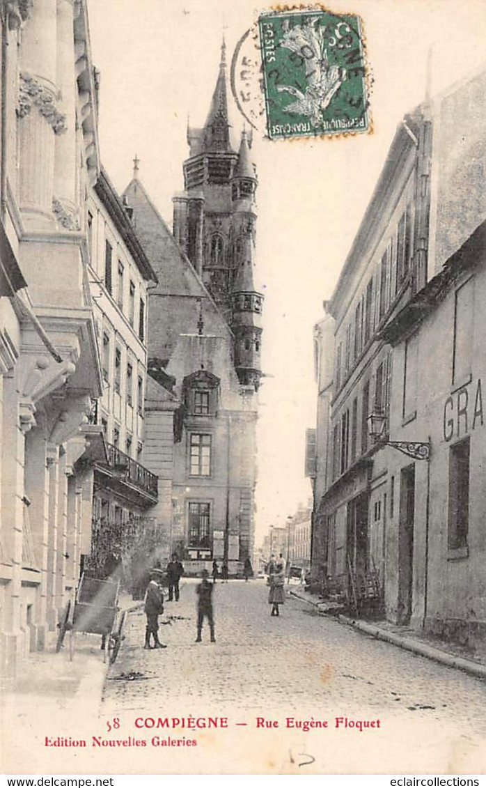 Compiègne         60      Rue Eugène Floquet     (voir Scan) - Compiegne