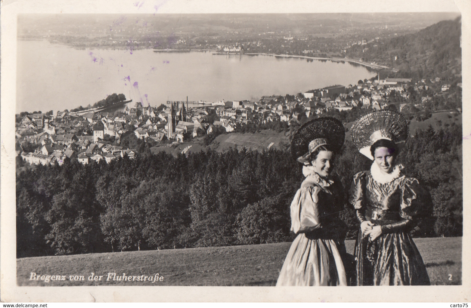 Autriche - Bregenz Von Der Fluherstrasse - Trachen - Costumes Folklore - Bregenz