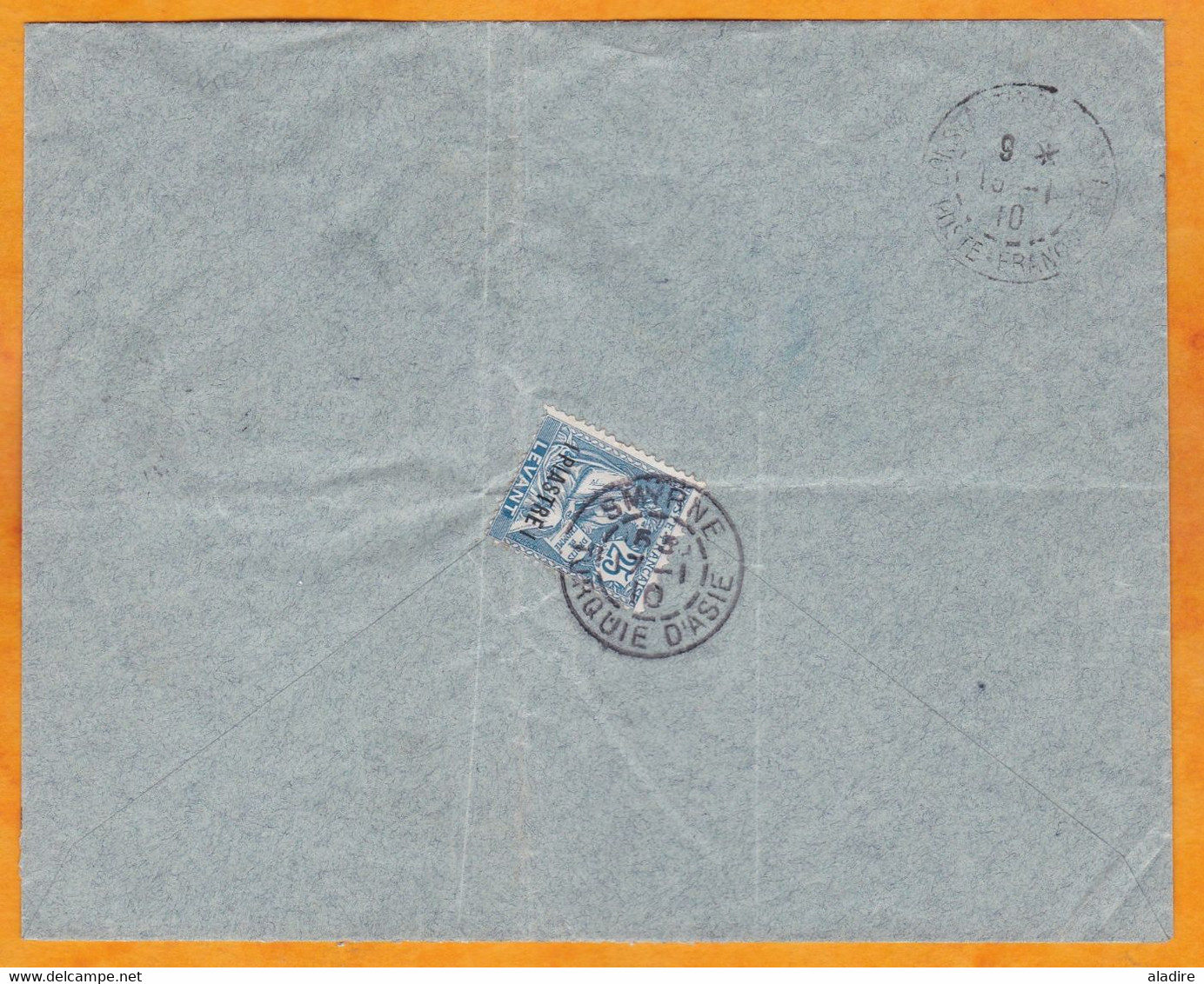 1910 - BFE - 10 C Mouchon Sur Enveloppe De Smyrne Vers Constantinople - Cad Arrivée - Covers & Documents