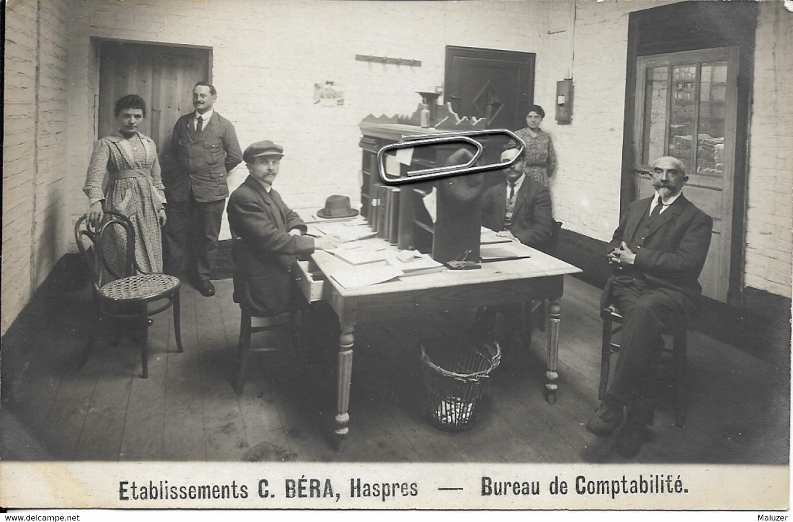 CARTE HASPRES ETABLISSEMENTS BERA - BUREAU DE COMPTABILITÉ - USINE - Andere & Zonder Classificatie