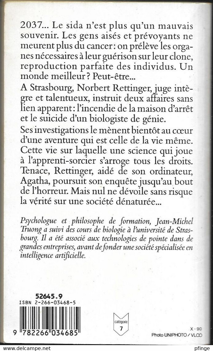 Reproduction Interdite Par Jean-Michel Truong - Presses Pocket N°3482 - Presses Pocket