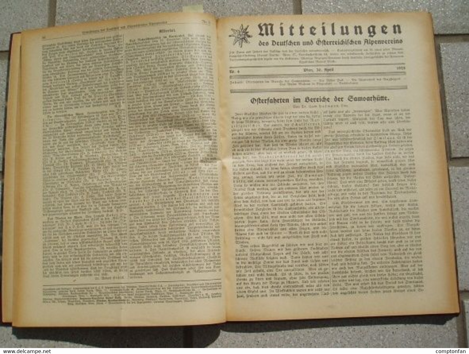 B100 824 Mitteilungen Des Alpenverein 1928 Rarität !!! - Old Books