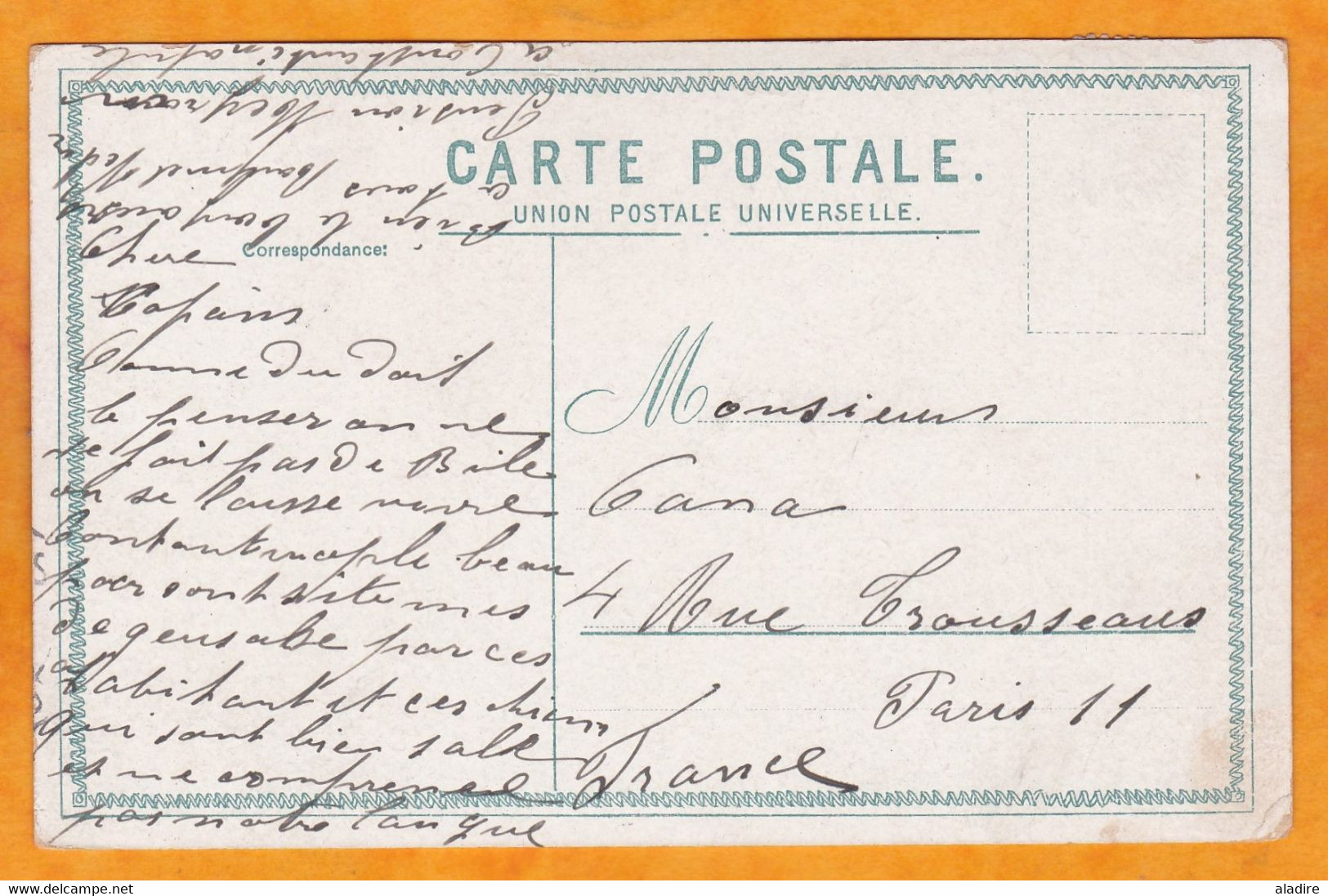 1907 - BFE - 10 C Mouchon Sur CP De Constantinople Pera Vers Paris - Beicos, Haut Bosphore (embouchure) - Brieven En Documenten