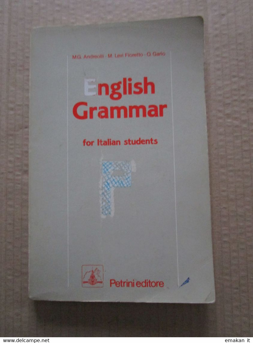 #  ENGLISH GRAMMAR FOR ITALIAN STUDENTS / PETRINI EDITORE - Informática