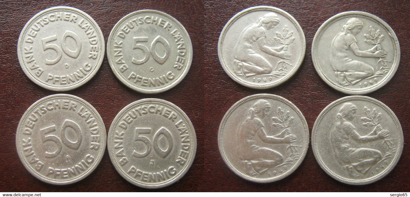 50 Pf - 1949-complet - Other & Unclassified