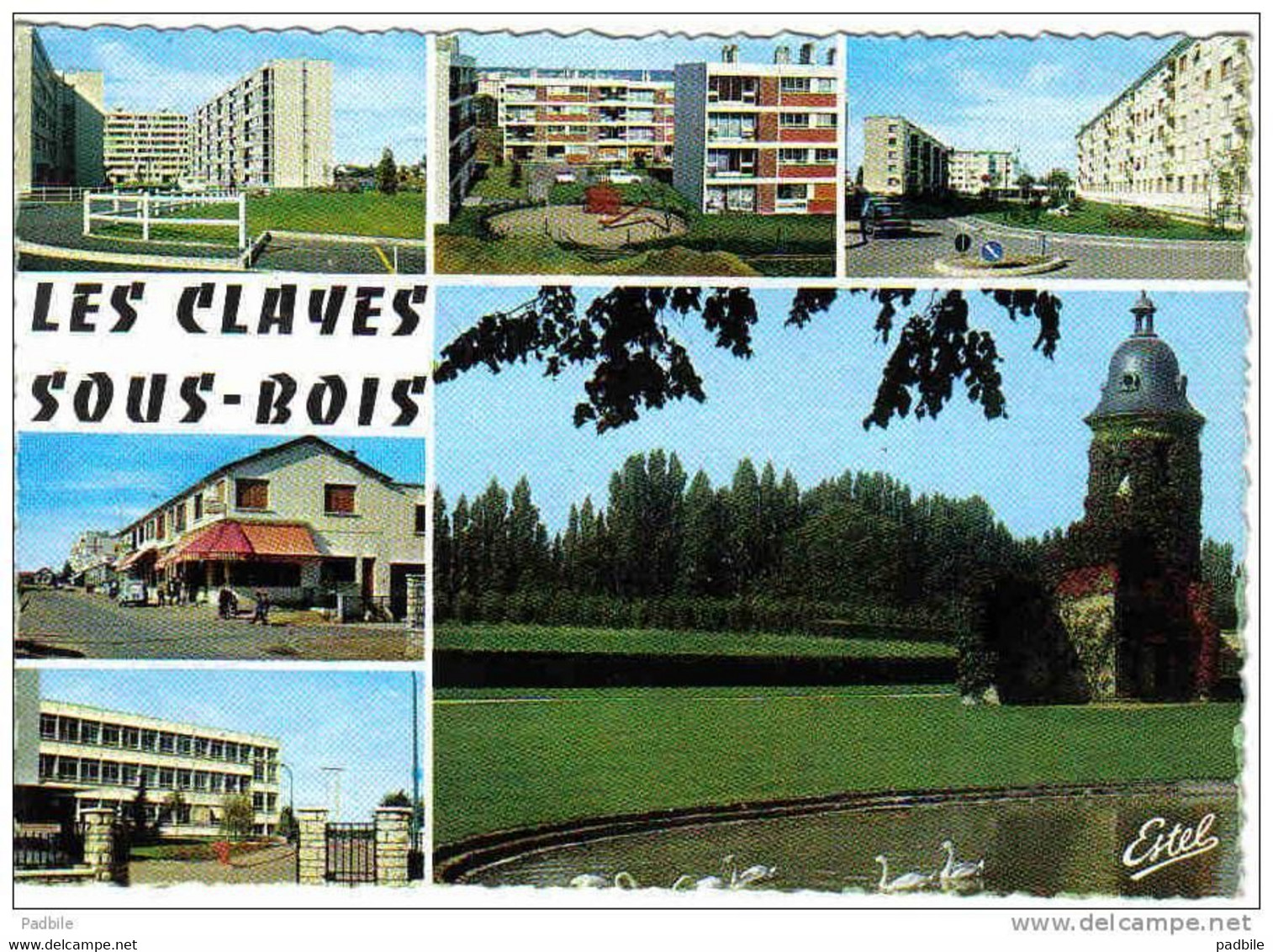 Carte Postale 78. Clayes-sous-Bois  Trés Beau Plan - Les Clayes Sous Bois