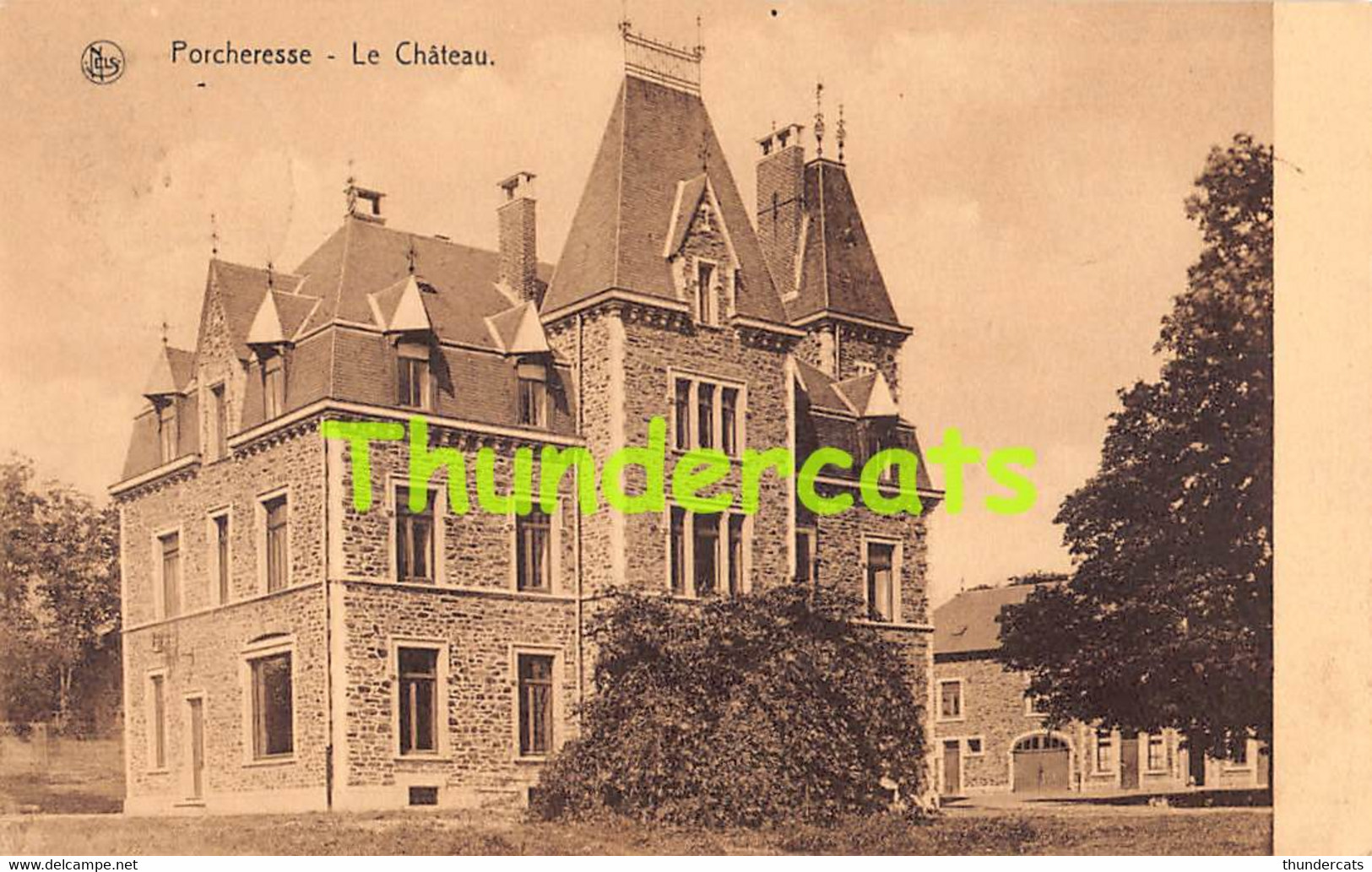 CPA PORCHERESSE LE CHATEAU DAVERDISSE - Daverdisse