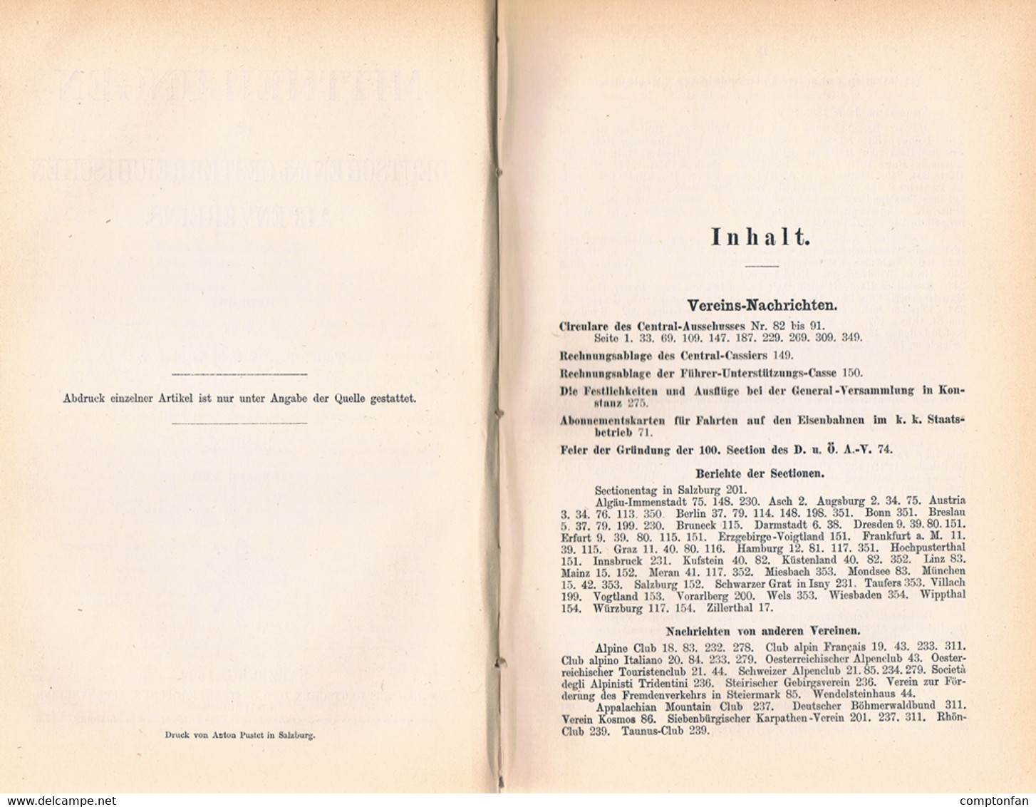 B100 809 Mitteilungen Mittheilungen Alpenverein 1883 Und 1884 Rarität !!! - Alte Bücher