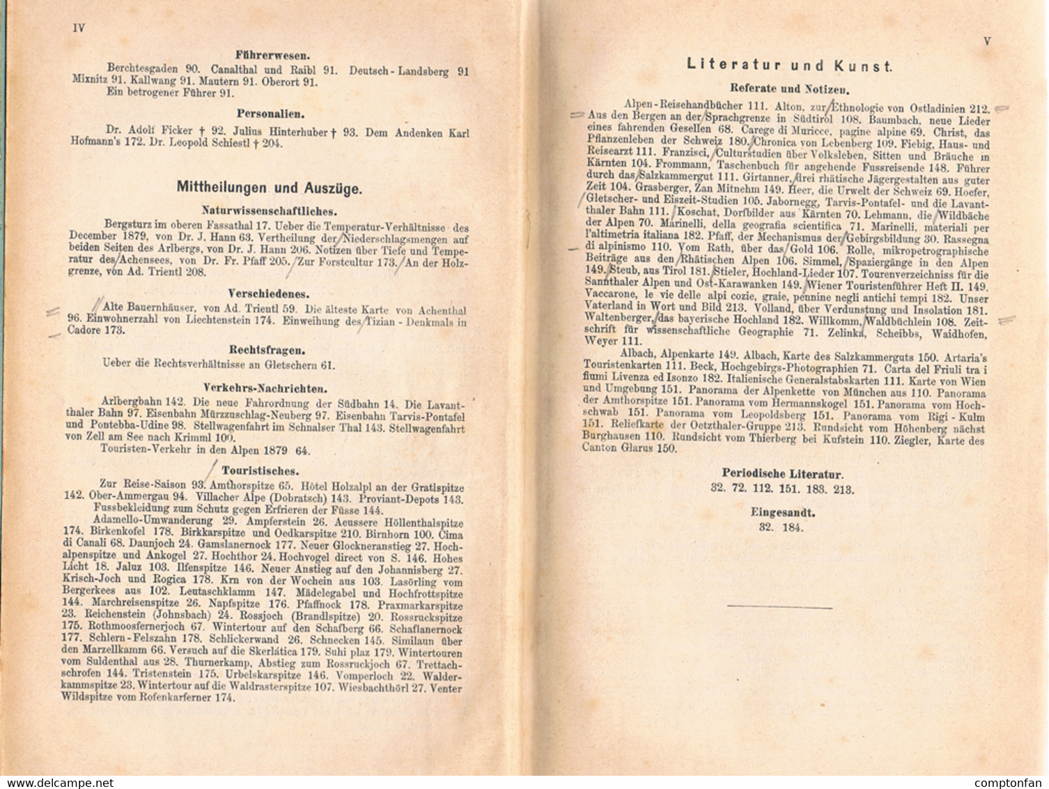 B100 756 Mitteilungen Mittheilungen Alpenverein 1880 Und 1881 Rarität !!! - Oude Boeken