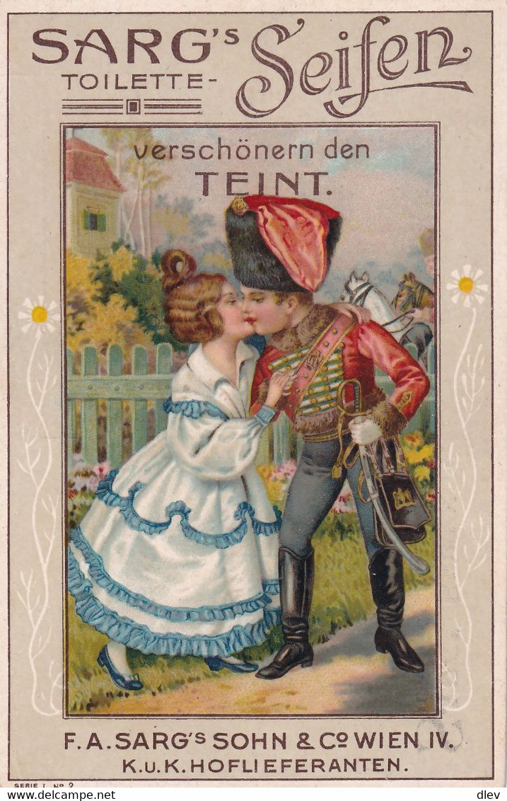 Carte Postale Sarg's Seifen - Wien - Serie 1 N° 2 - Andere & Zonder Classificatie