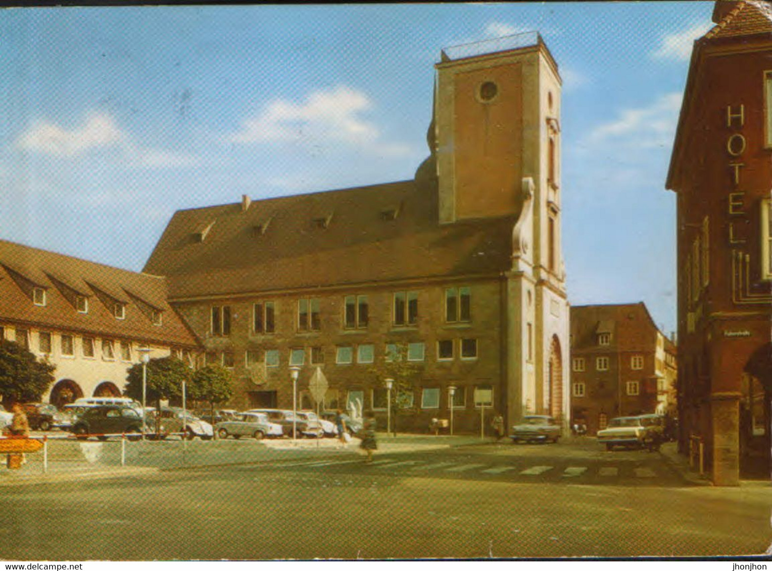 Germany - Postcard Used,1978 - Crailsheim -   Town Hall. - 2/scans - Crailsheim