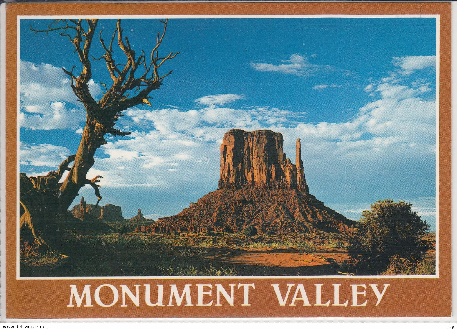 MONUMENT VALLEY, AZ - One Of The Many Spectacular View,    Used USAirmail - American Roadside