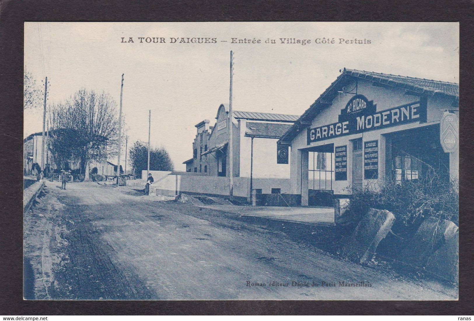 CPA Vaucluse 84 La Tour D'Aigues Commerce Shop Non Circulé - La Tour D'Aigues