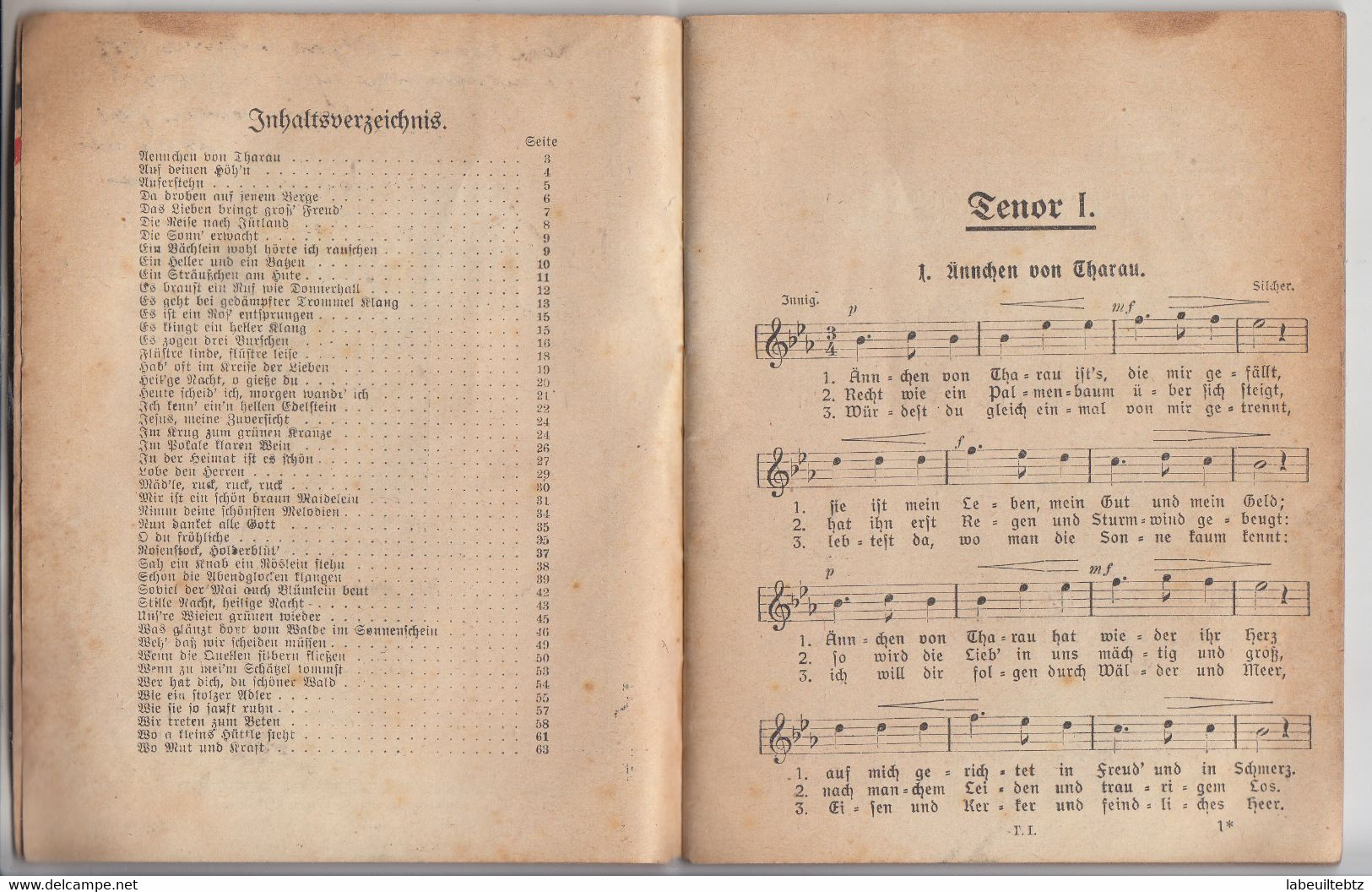 Deutsche Wacht - Liederbuch Für Chorgesang - Musique Chant Chorale ( Provenance Noyon )  PRIX FIXE - Theatre & Scripts