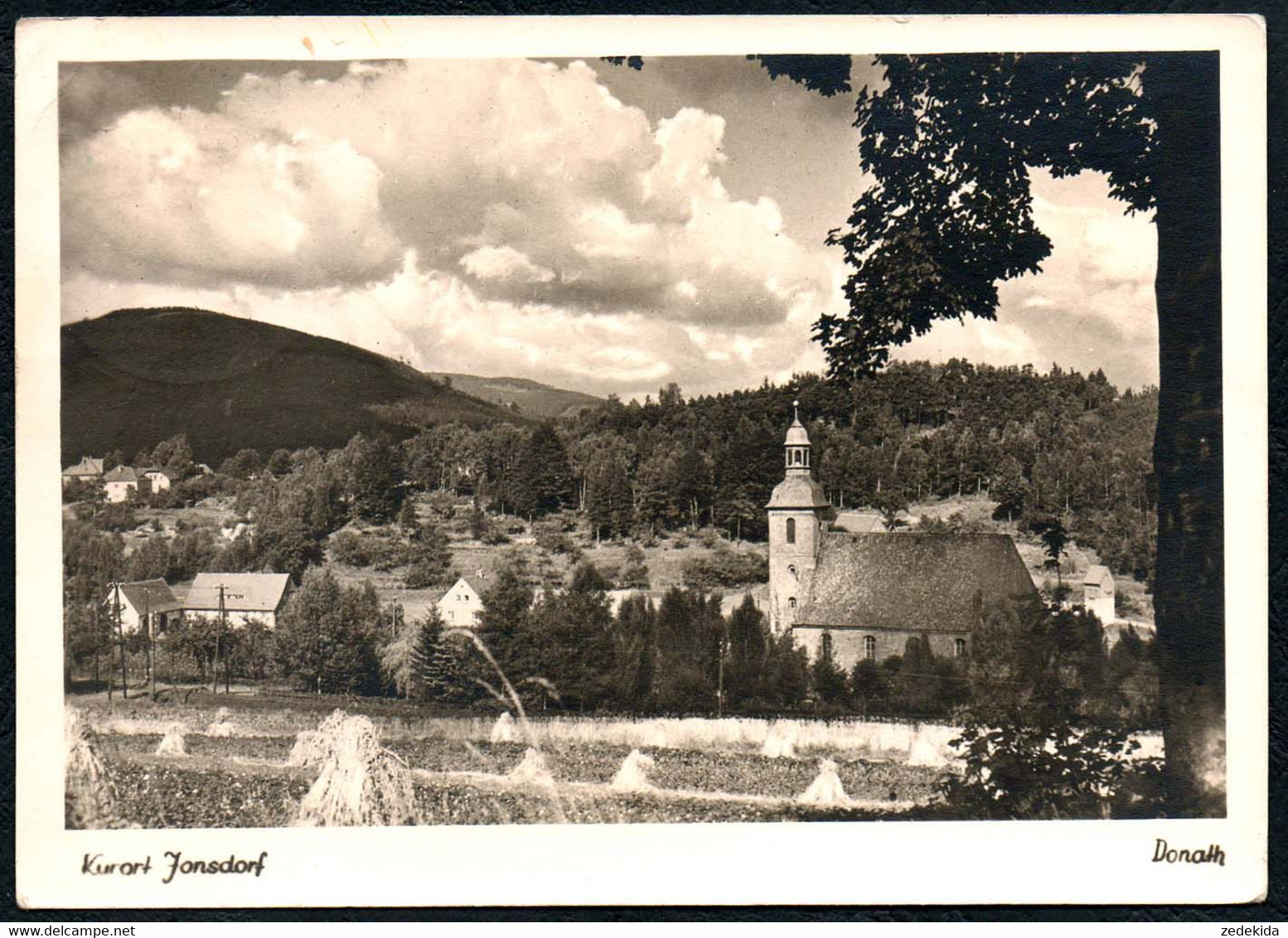 E2760 - Johnsdorf - Foto Handabzug Robert Fehrmann Zittau - Foto Donath - Jonsdorf