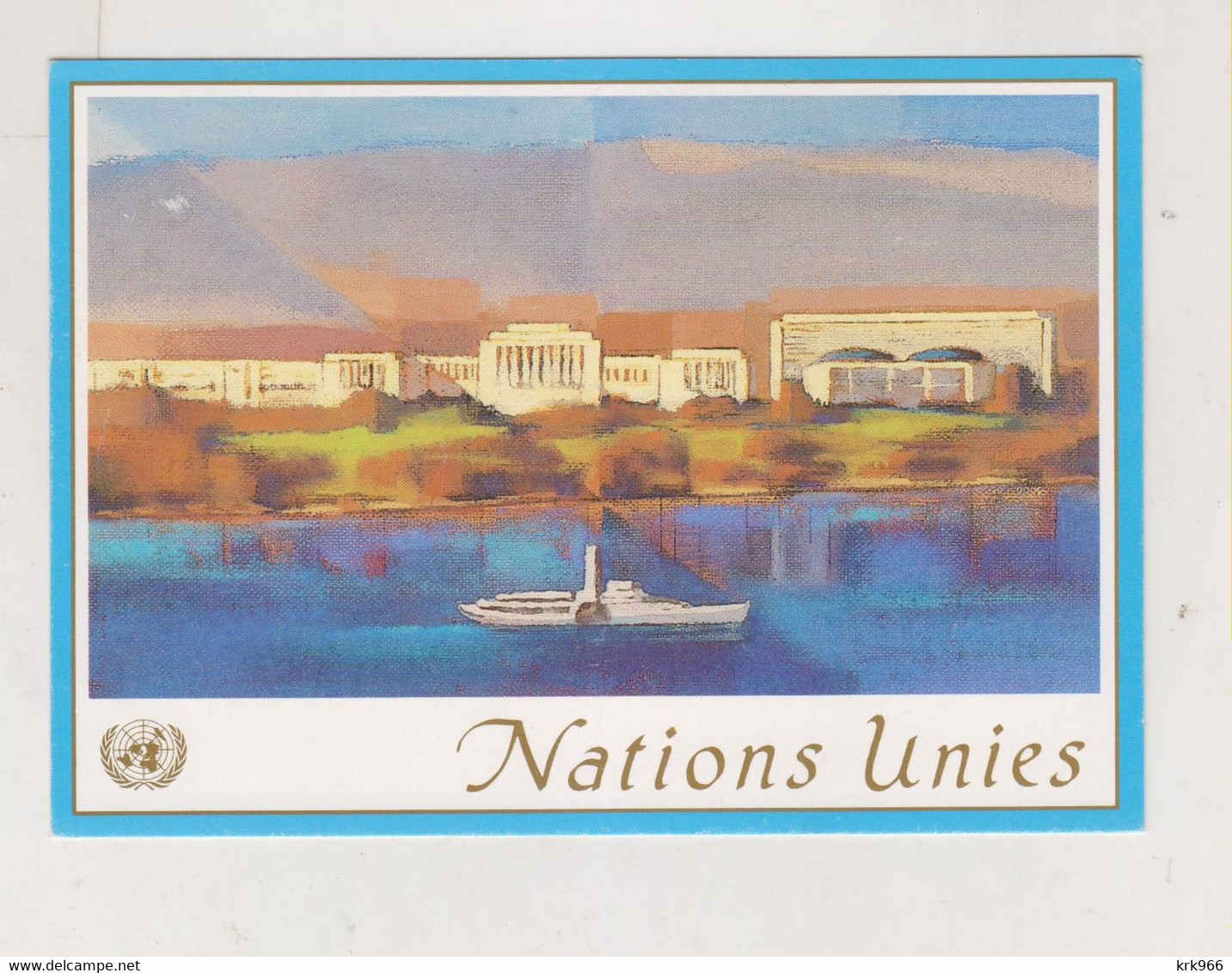 UNITED NATIONS GENEVE 2008 Nice Postcard (part Of Parcel) Used With 2 X 10 Fr Value To Austria - Covers & Documents