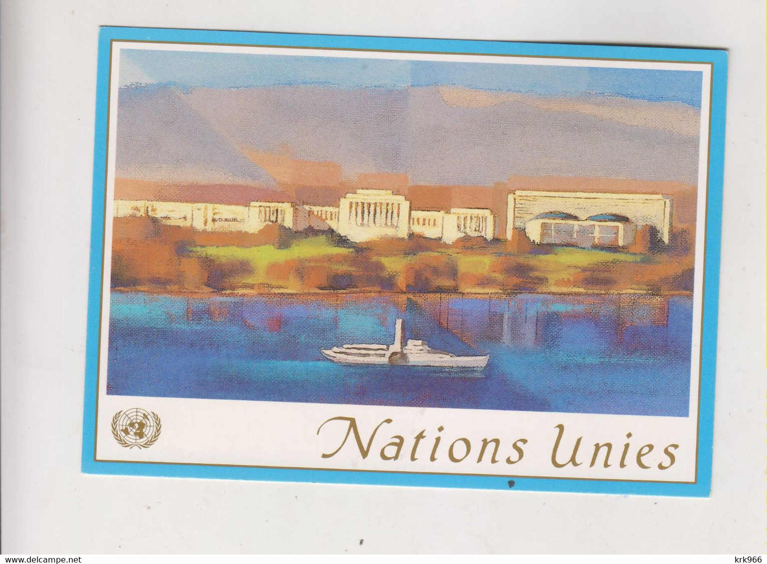 UNITED NATIONS GENEVE 2008 Nice Postcard (part Of Parcel) Used With 2 X 10 Fr Value To Austria - Briefe U. Dokumente