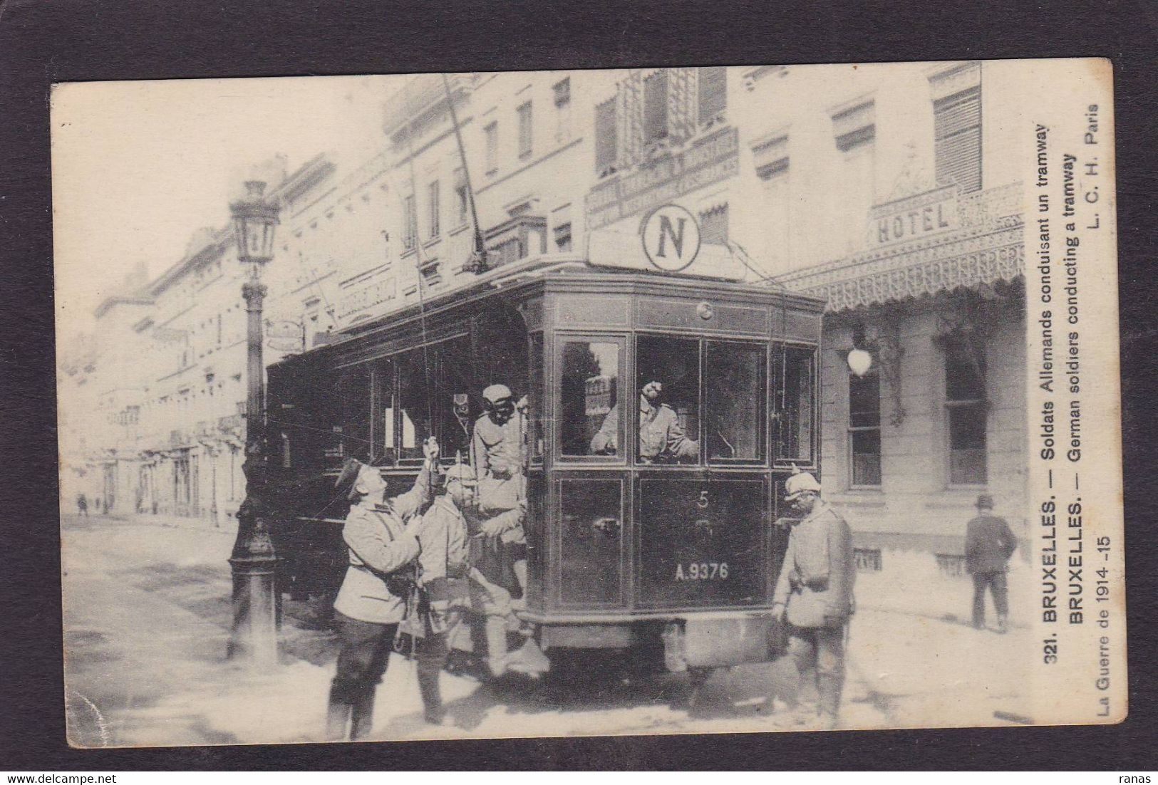 CPA Belgique Bruxelles Tramway Non Circulé - Cercanías, Ferrocarril