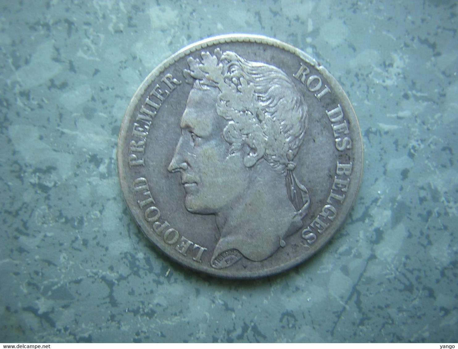 BELGIQUE - 5 FRS  LEOPOLD PREMIER 1833 - ARGENT - 5 Francs