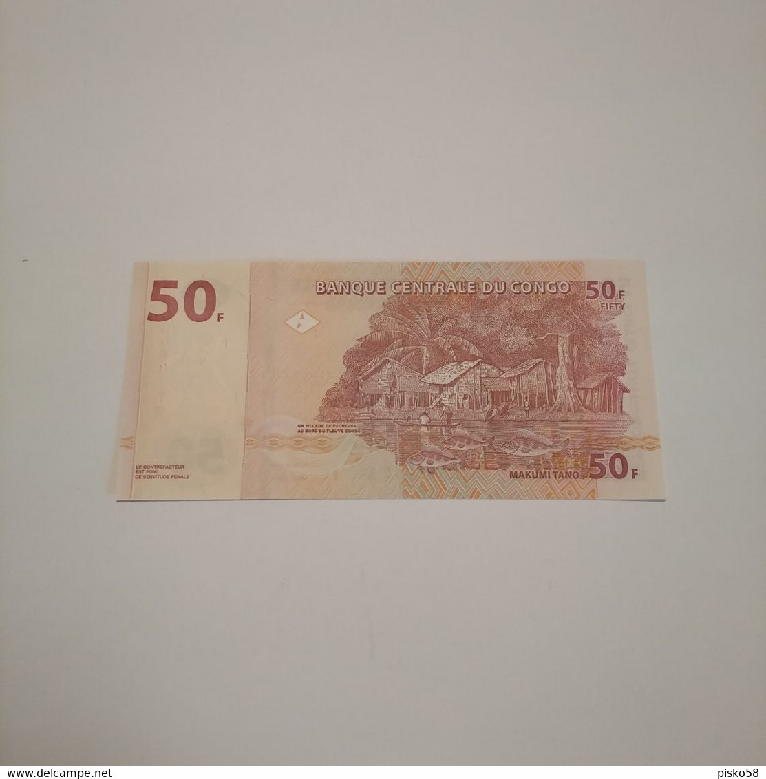 CONGO - P91A 50F 4/1/2000 UNC - Democratic Republic Of The Congo & Zaire