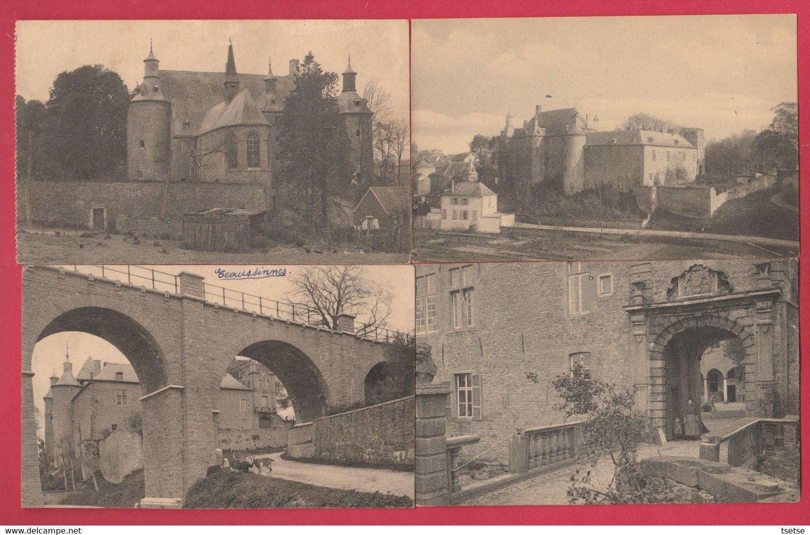 Ecaussinnes-Lalaing -  Le Vieux Château - 4 Cartes Postales ( Voir Verso ) - Ecaussinnes