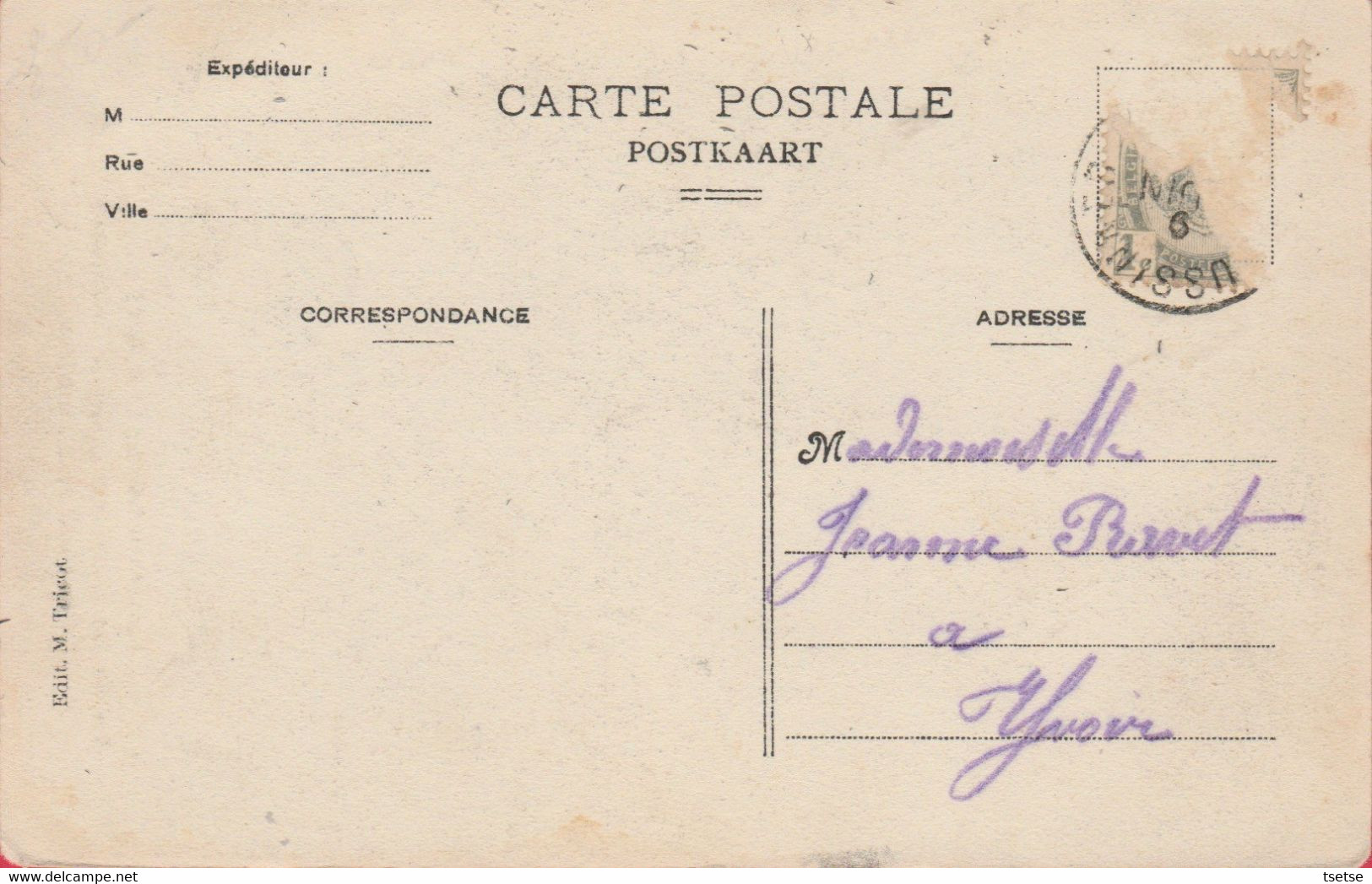 Ecaussinnes -Gôuter Matrimonial - Arrivée Des Célibataires, Lundi De La Pentecôte - 1912 ( Voir Verso ) - Ecaussinnes