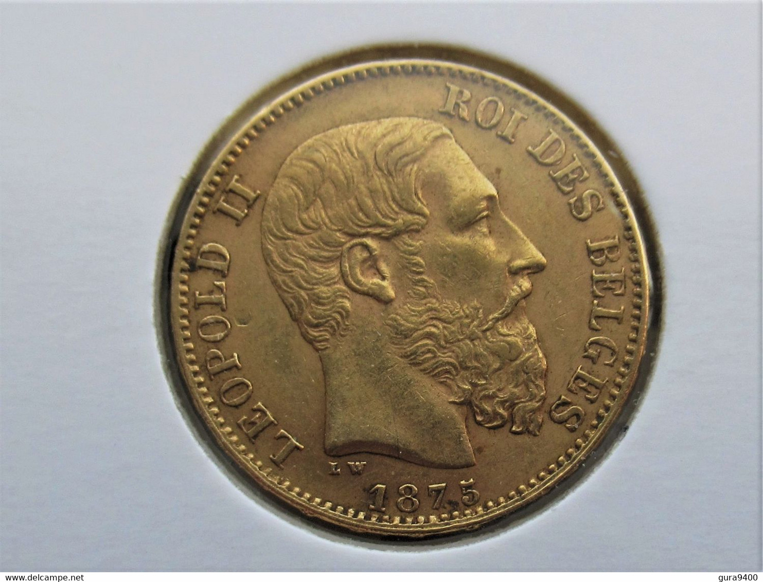 Belgie 20 Francs 1875 - 20 Francs (oro)