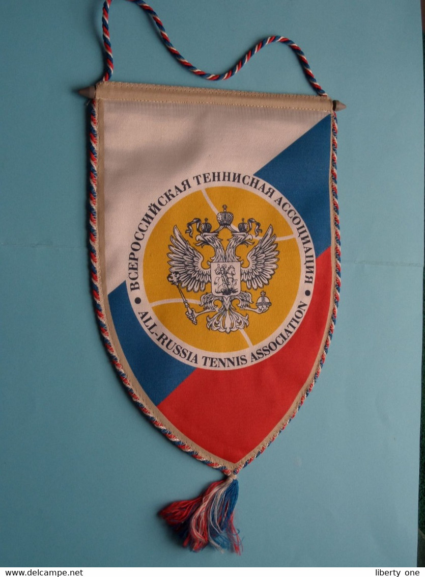 ALL - RUSSIA TENNIS ASSOCIATION ( See / Voir SCAN ) Wimpel - Pennant - Fanion ! - Bekleidung, Souvenirs Und Sonstige