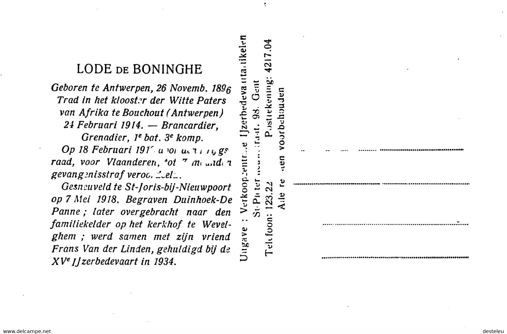 Lode De Boninghe @  Antwerpen St-Joris-bij-Nieuwpoort Wevelgem - Wevelgem